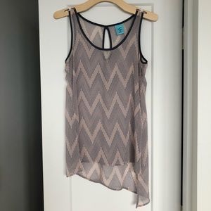 Long breezy tank top